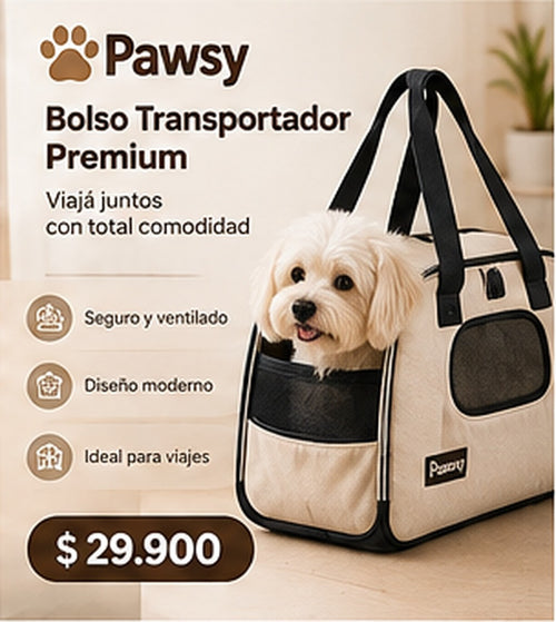 Bolso Transportador Premium - Pawsy